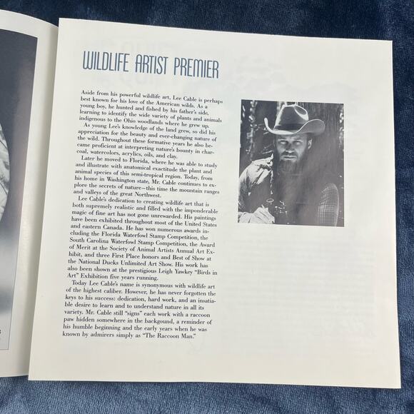 1989 "The Lynx" by Lee Cable Plate 3rd Issue Bradford Exchange Certificate & Box - Picture 11 of 13